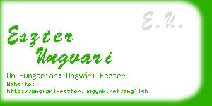 eszter ungvari business card